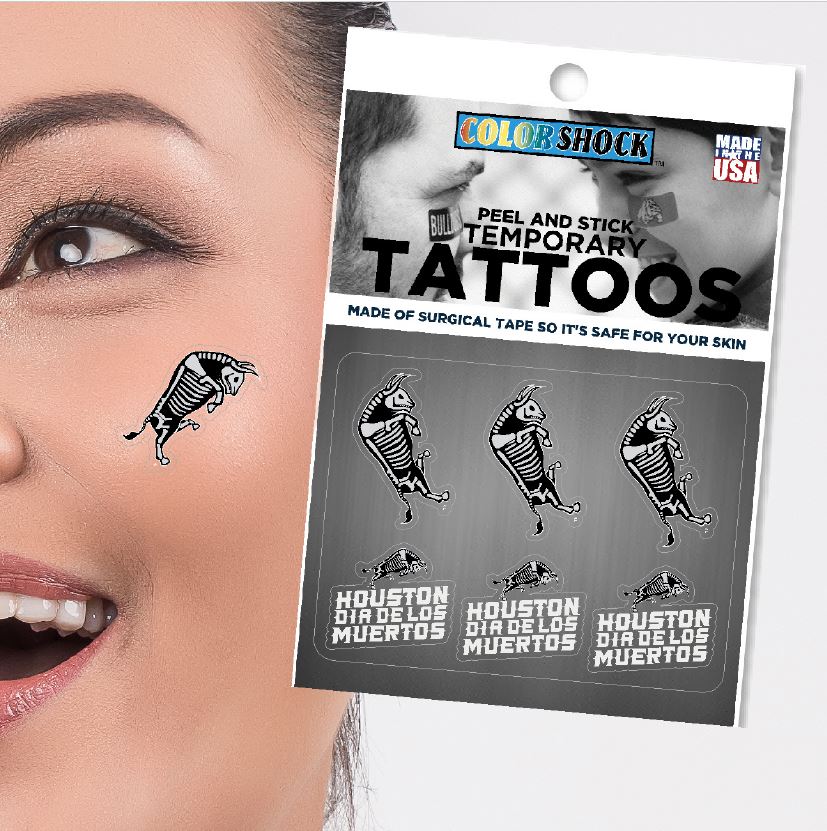 Houston DDLM Temporary Tattoos